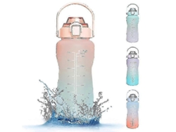 Botella Con Er, Botellas De 2l Con Pajita Bpa, Botellas Deportivas De 2l Con Fugas Xh Rosewell