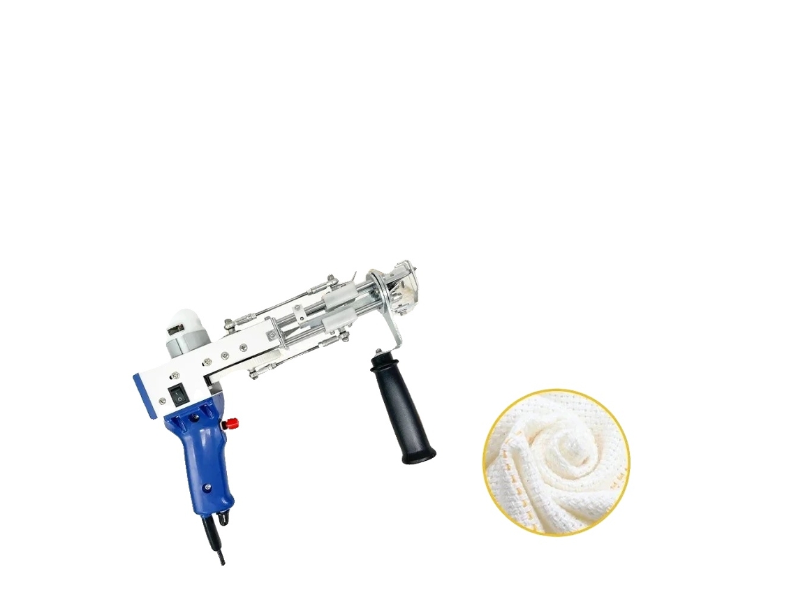 Tejido de tufting, mezcla resistente de algodón y poliéster, hilos marcadores integrados, 1x5m