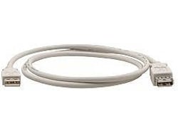 Cable USB KRAMER (USB - USB - 3 m - Blanco)