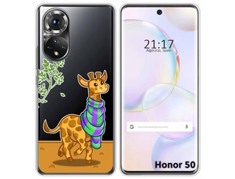 Carcasa Huawei Nova 9 / Honor 50 5G TUMUNDOSMARTPHONE Dibujos Transparente Multicolor