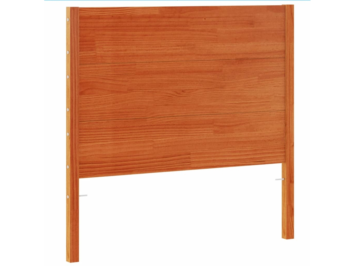 Maison Exclusive - Cabecero De Cama Madera Maciza De Pino Marrón Cera 100 Cm