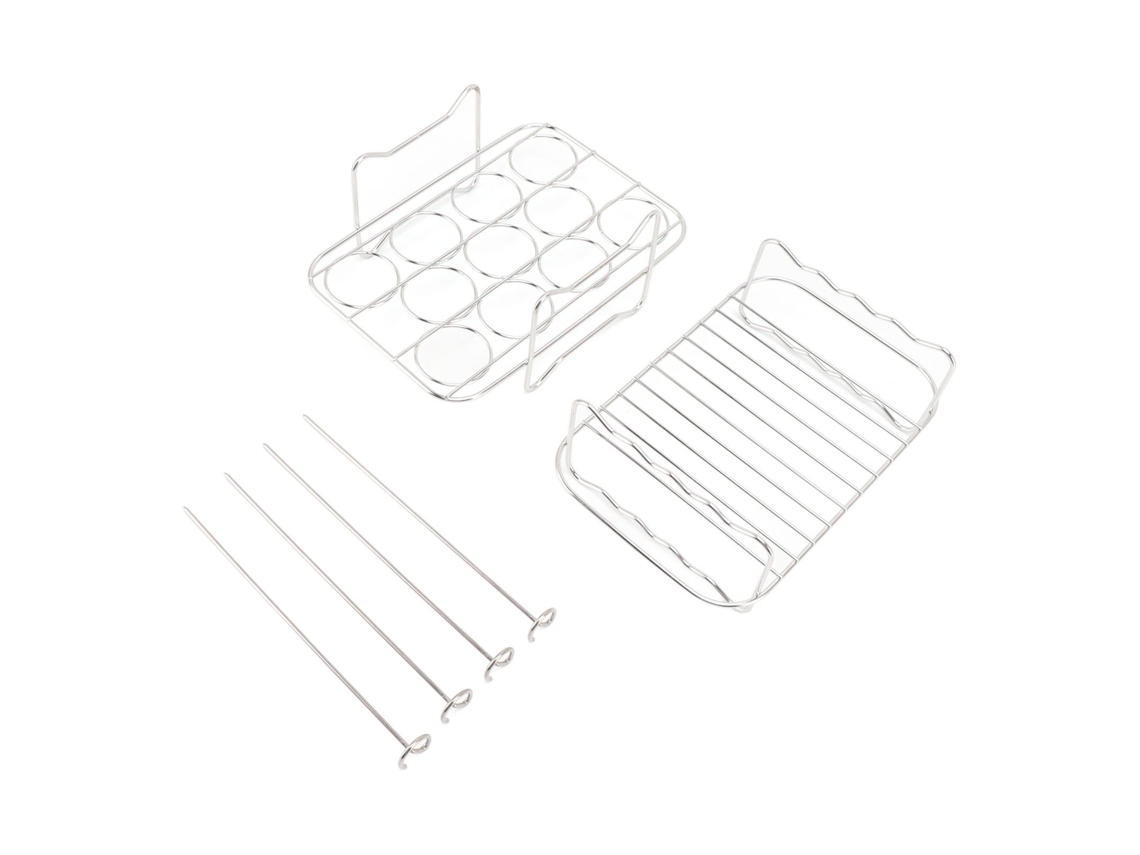 Soporte Vaporizador Para Huevos Y Brochetas De Barbacoa, Acero Inoxidable 304, Compatible Con Ninja Food