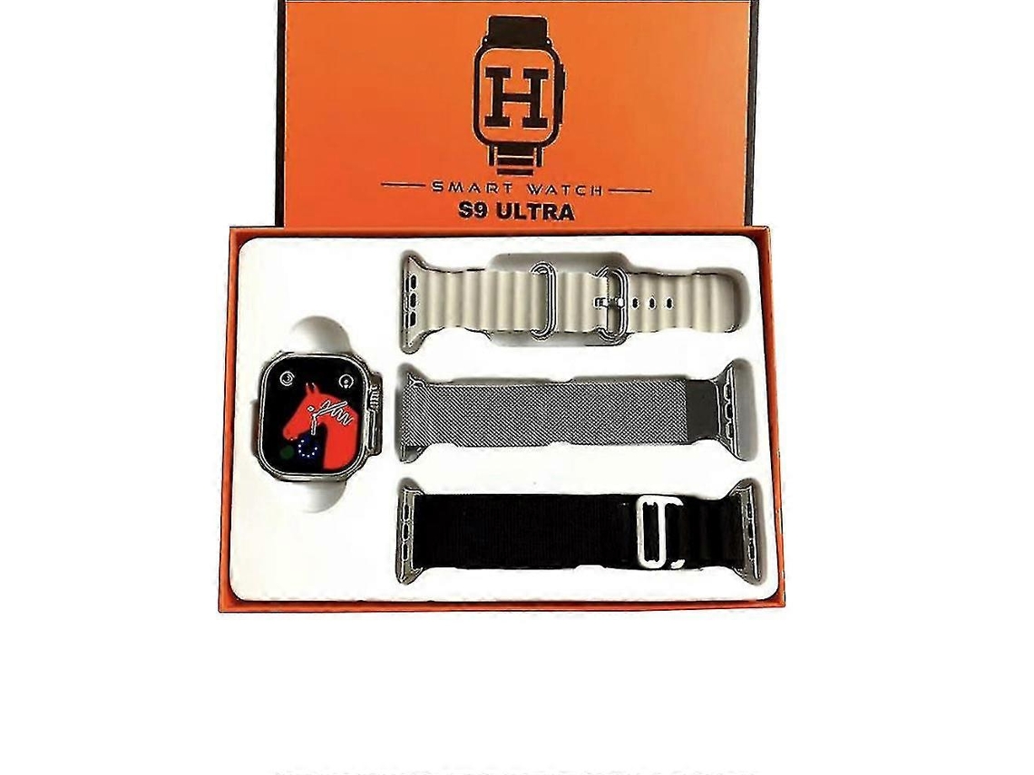 Reloj inteligente S9 Ultra, reloj inteligente con contador de pasos y monitor de frecuencia cardíaca Ly Ebike
