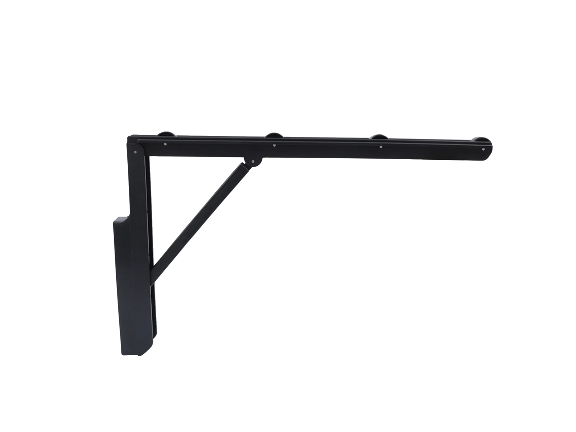 Elevador de cubierta para jacuzzi, diseño plegable, capacidad de 35 kg, negro.