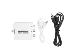 Adaptador de vídeo (convertidor de Ypbpr a CVBS, audio y vídeo)