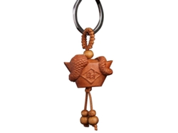 2026-colgante De Madera Con Estilo Zodiaco Chino Llavero Para Coche Y Bolso Regalo Decorativo Bosaid