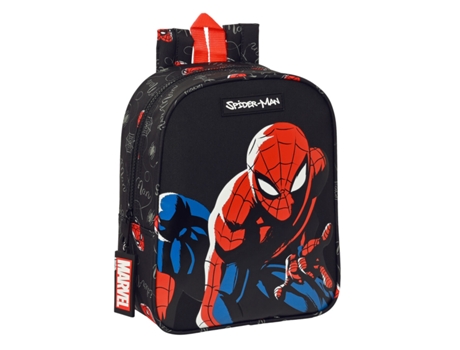 Mochila Para Niños Spiderman Hero Black 22 x 27 x 10 cm
