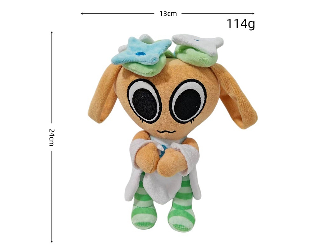 Cesta De Flores Blancas Peluche Dandy's World