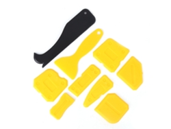 Kit De Herramientas Para Eliminar Selladores De Silicona Y Vidrio Con 9 Herramientas De Raspado Manual.