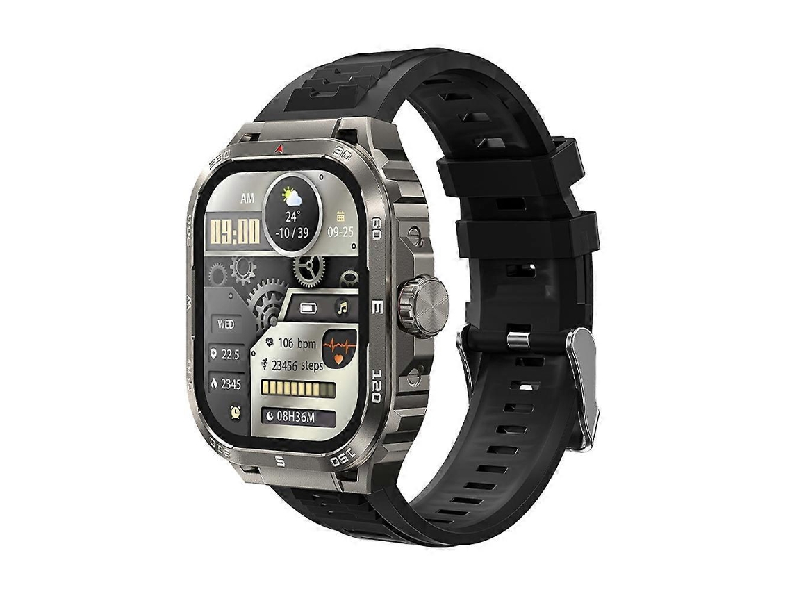 Reloj inteligente Hengrongshen Wk Wh 03 de 2,01 pulgadas con soporte para llamadas Bluetooth