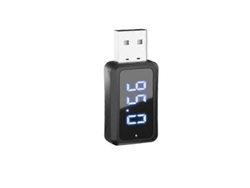 Transmisor y receptor Bluetooth 5.1 FM01 para coche, llamadas manos libres, minicargador USB, kit de audio inalámbrico para coche, radio FM Rosewell