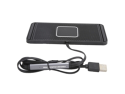 Base De Carga Inalámbrica Rápida Qi De 15 W Para Coche, Antideslizante.