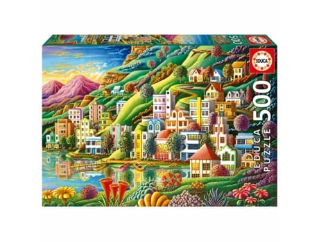 Puzzle Educa 500 Parts Hidden Porto 19552 (edad recomendada: 11 años)