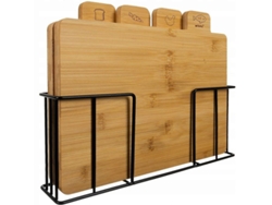 Tabla De Cortar Ruhhy Bamboo, 4 Piezas.