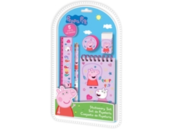 Papelaria Set 5 Peças Transparentepeppa Pig