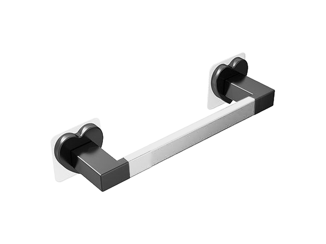 Zapatero de pared, color plata, acero inoxidable, con adhesivo para baño y hogar.