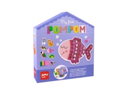 Juego Criativo APLI  Meu Primeiro Pompom Animais