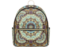 Mochila Tropicallife con estampado abstracto de mandala étnico para mujeres y niñas, impermeable.