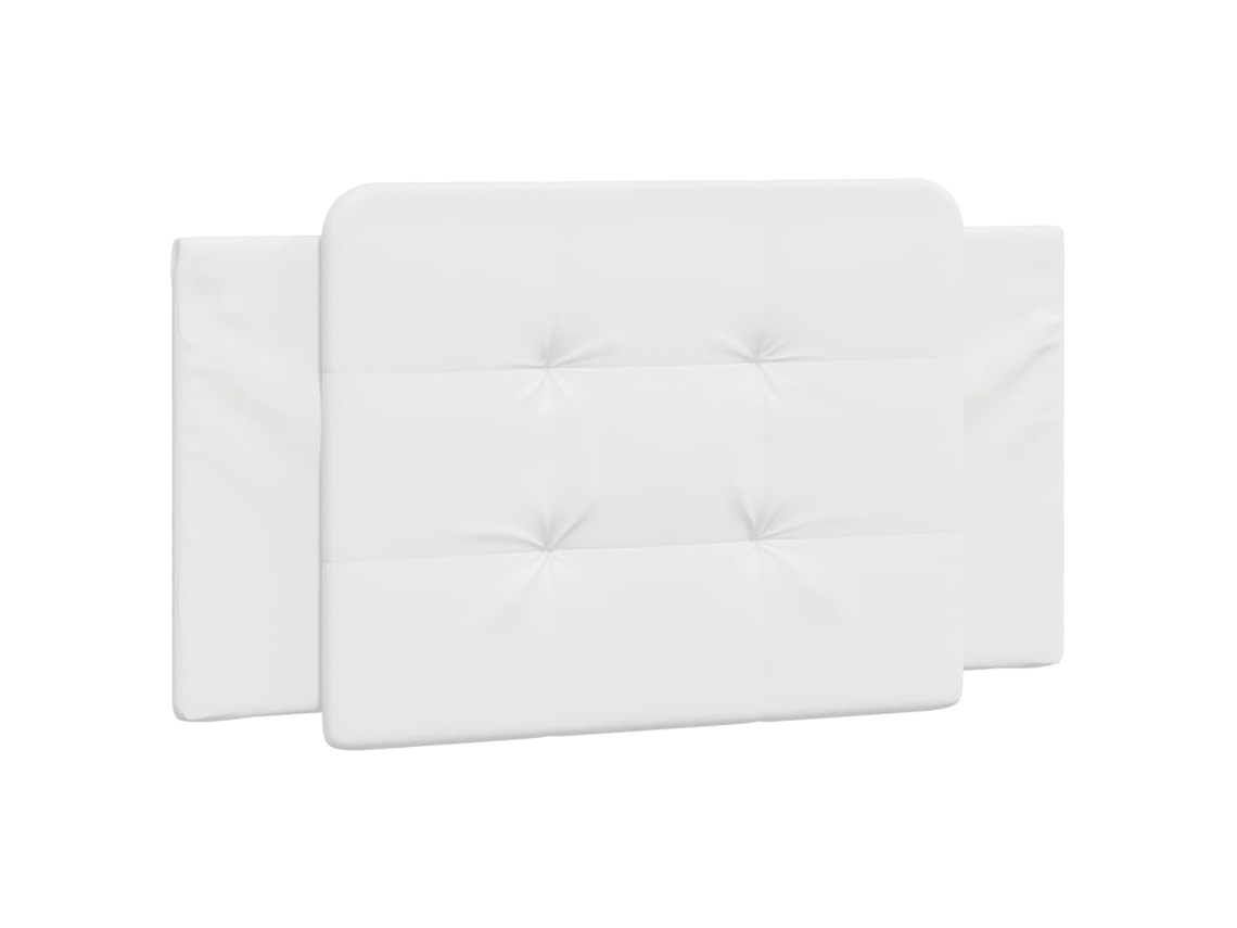 Maison Exclusive - Cojín Para Cabecero Zadar Blanco 100 Cm Piel Sintética