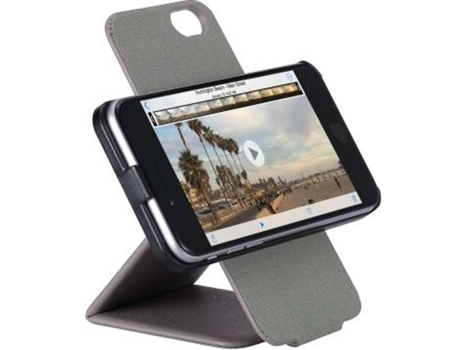Funda iPhone 6, 6s, 7, 8 JUST MOBILE SpinCase Gris