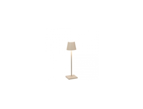 Lámpara de Mesa Poldina Pro Micro Sand LED recargable y regulable ZAFFERANO