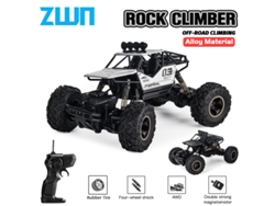Coche RC 116 4WD con LED, Buggy todoterreno, aleación, control remoto, juguete para niños, negro Aeuzwr