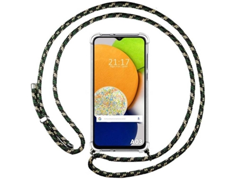 Carcasa para Samsung Galaxy A03 TUMUNDOSMARTPHONE Colgante Verde