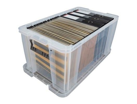 Caja Organizadora Apilable Archivo 2000 38 x 65 x 31 cm Transparente