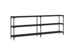 Mesa Consola 200x29x75 Cm Derivados de Madera Negro MAISON EXCLUSIVE