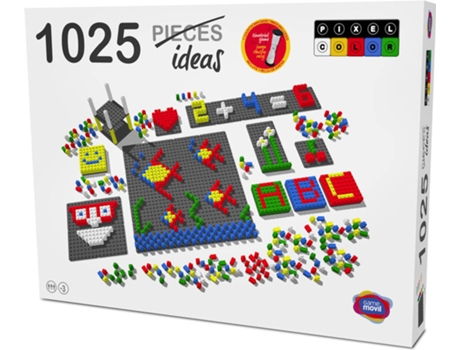 Juego de Mosaicos GAME MOVIL Pixel Color (Edad Mínima: 3 años - 1025 piezas)
