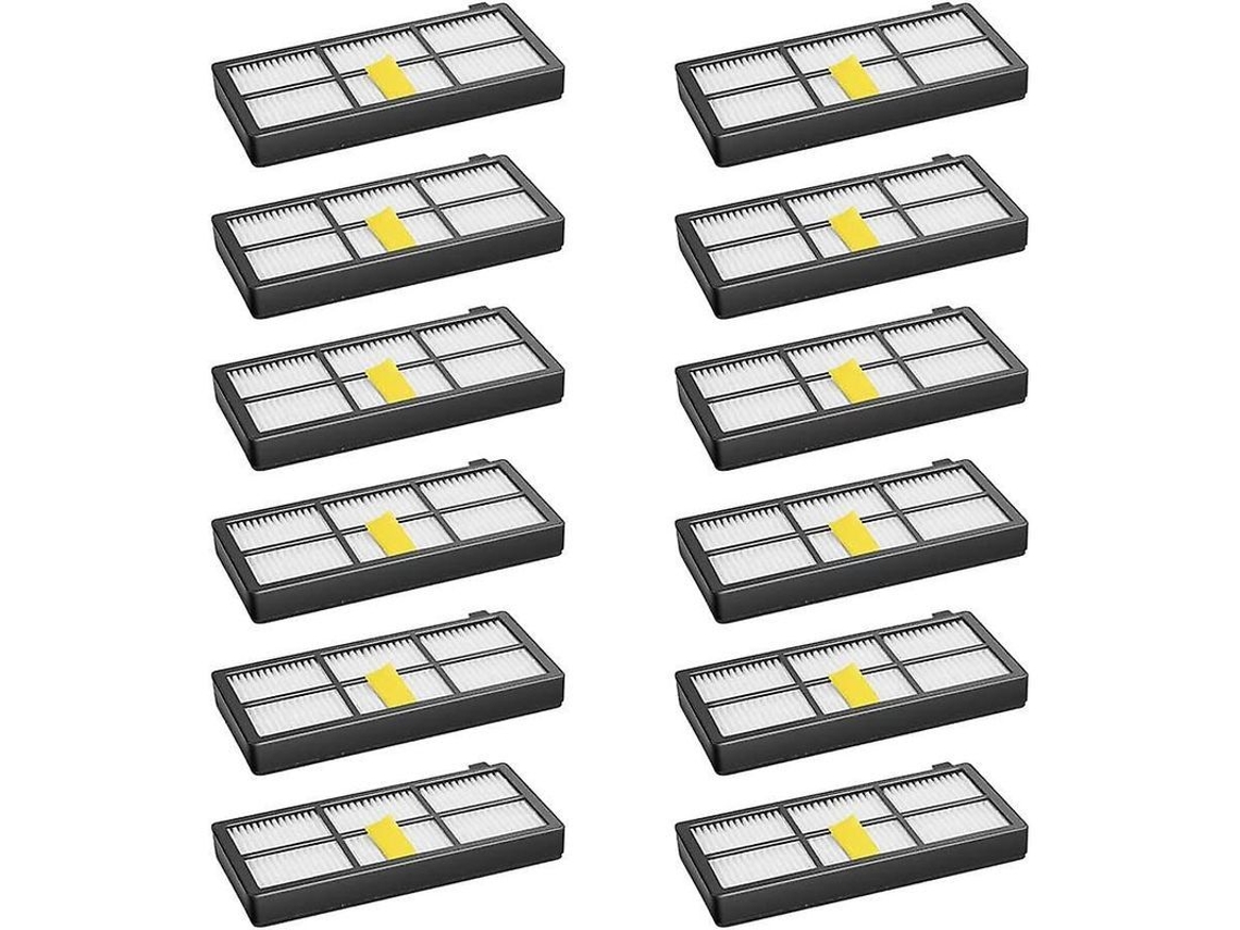 Kit De 12 Filtros Para Aspiradora Robot Irobot Roomba 800 900 850 860 870 880 890 960 980