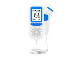 Ecografía Doppler Fetal Digital En Seco, Mide La Frecuencia Cardíaca Sin Gel.