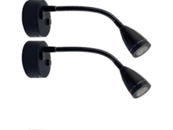 Luz de lectura LED de 12 V/24 V, regulable, para autocaravanas con cargador USB, ideal para remolques, viajes, camiones y caravanas. Nostalgia88