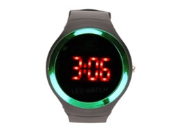 Reloj Digital Infantil Con Luces Led Rojas Y Verdes, Deportivo, Moderno, Ideal Para Estudiantes O Como Regalo De Cumpleaños.