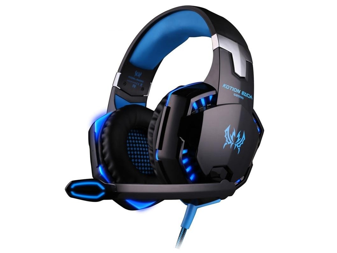 SZSMART  Auscultadores Gaming com Fio  G2000 azul