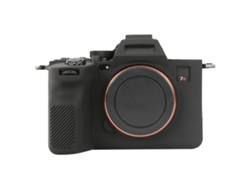 Funda protectora de silicona suave para Sony Ilce 7rm5 / Alpha 7r V (negro) Zruxe