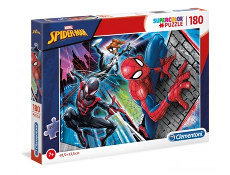 Puzzle CLEMENTONI 180 peças spiderman / homem-aranha marvel