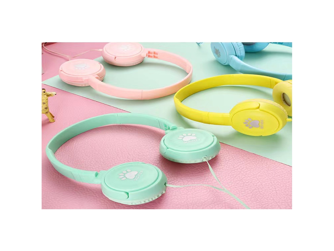 Fones De Ouvido Com Fio Over-ear 3.5mm Portáteis Para Música, Kids, Mp4, Mp3, Smartphones, Laptop