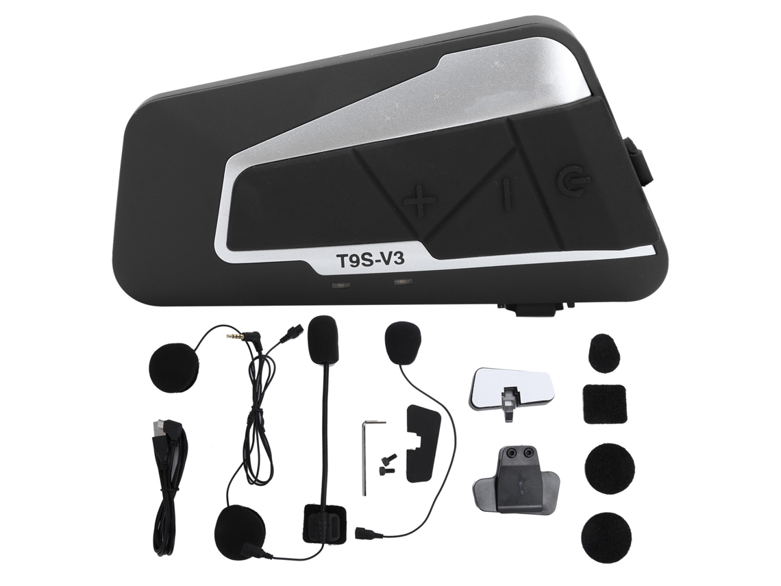 Casco de motocicleta con Bluetooth 3.0 y walkie-talkie