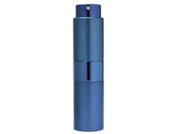 Botella Pulverizadora De Perfume Reutilizable (8 Ml, Azul Oscuro) Con Dispensador Portátil Para Viajes.