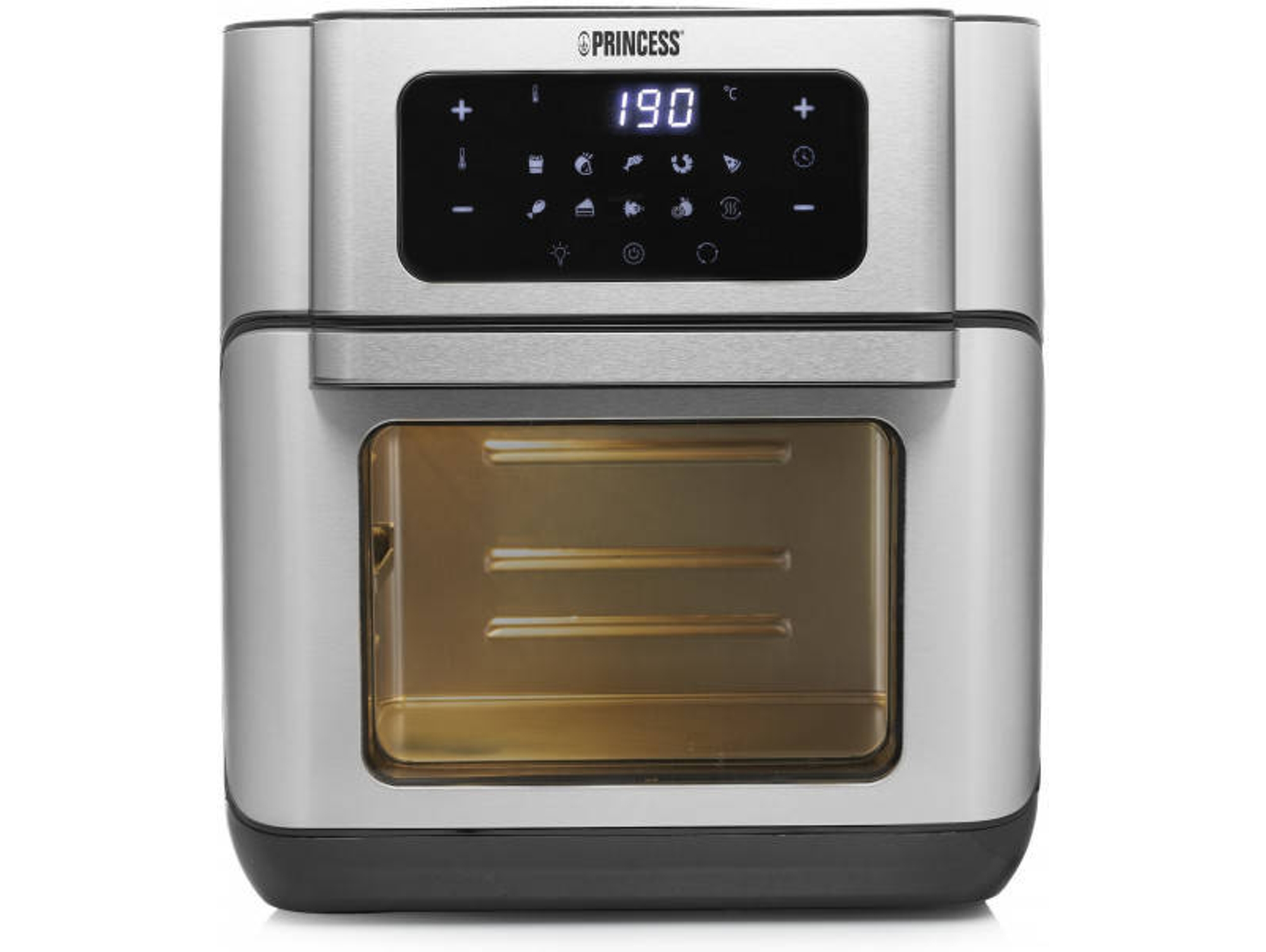 Mini Horno Princess 01.182065 capacidad 10 l 1500 w 182065 aerofryer oven aerofreidora sin aceite 10l 1500w freidora de aire plateado y caliente multifuncional programas pantalla digital