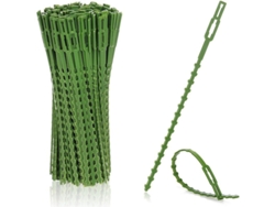200 Clips De Plástico Verde Para Plantas: Fijación Y Soporte Estables Para Árboles Y Plantas.