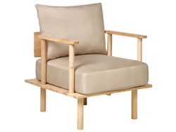 Sillón BELIANI Asker de Poliéster Beige 70x74x87