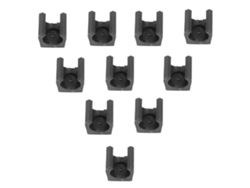 Organizador de cañas de piscina de plástico, minisoporte para cañas, accesorio de almacenamiento, 10 unidades (tamaño mediano)