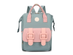 Mochila para pañales con aislamiento térmico, sistema antirrobo y compartimentos separados para artículos húmedos y secos (verde) Eifson