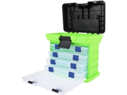 Caja De Herramientas De Pesca Grande De 4 Niveles, Multifuncional Para Almacenamiento Al Aire Libre.