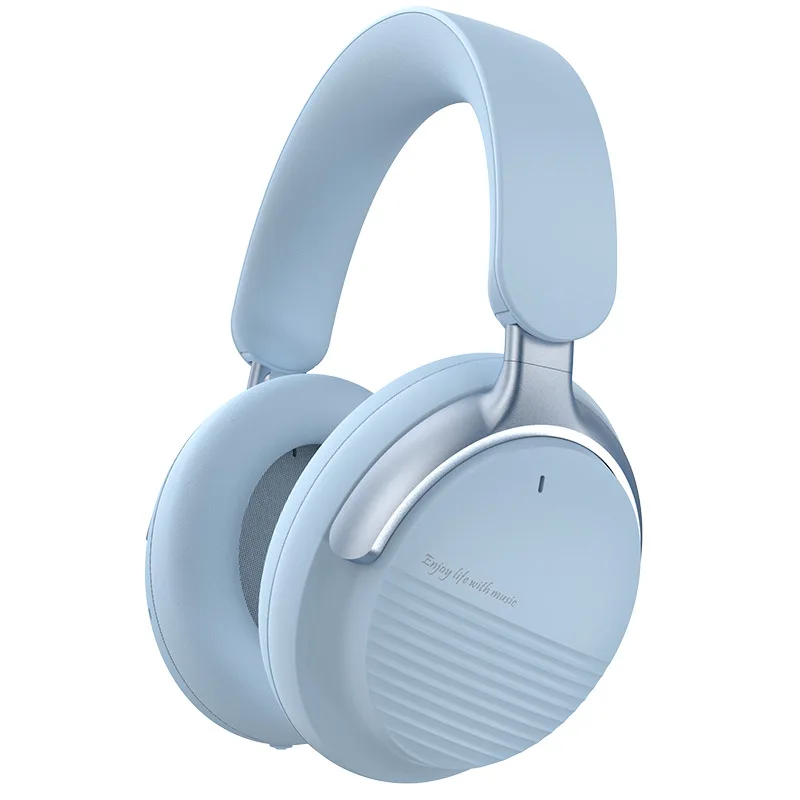 Auriculares Bluetooth Supraaurales (azules), Auriculares Deportivos Inalámbricos Con Cancelación Activa De Ruido.