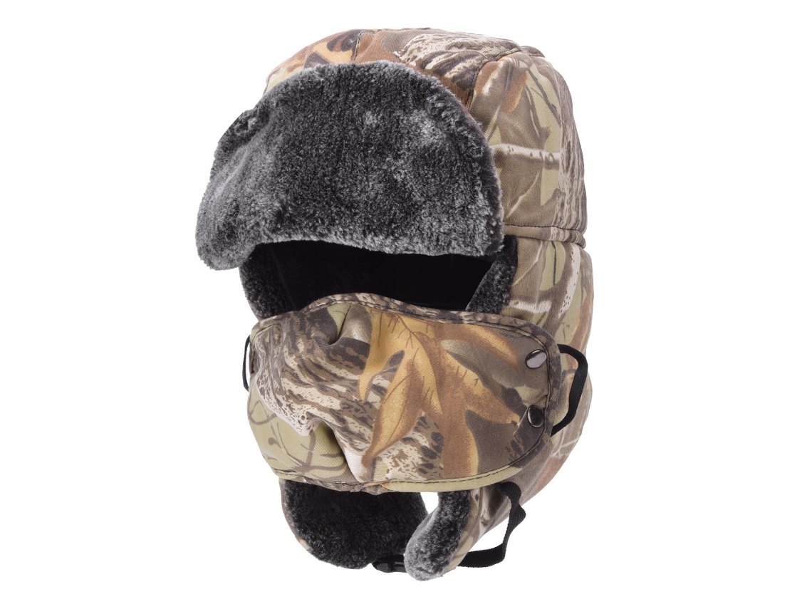 Máscara De Camuflaje Para Hombre Y Mujer, Invierno, Protector De Orejas Acolchado, Impermeable, Para Ciclismo, Tiro, Talla Única.