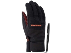 Guantes para Esquí ZIENER (Unisex - Naranja - Talla 7,5)