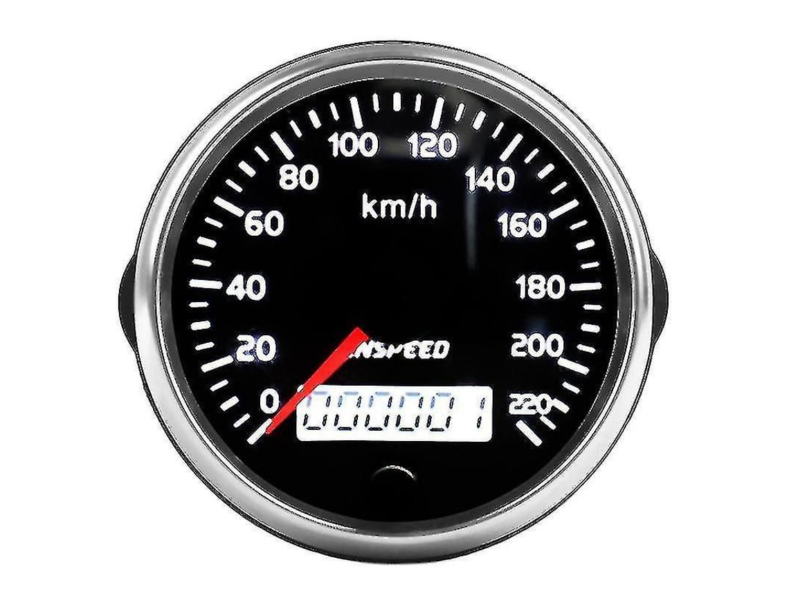 Velocímetro Gps 12v/24v 85mm 220km/h Para Coche Y Motocicleta